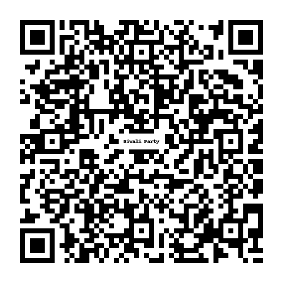 Diwali Party Tickets QR Code